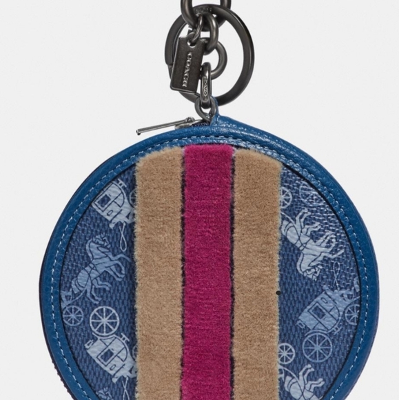 Coach Bags Nwt Coach Coin Case Bag Charm With Horse And Carriage